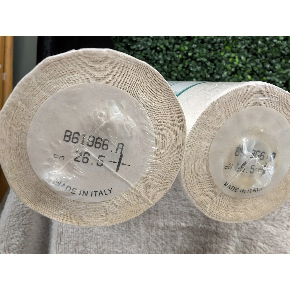 Brewster Wallcoverings Floral Embossed Vinyl Wallpaper 2 Rolls Made in Italy